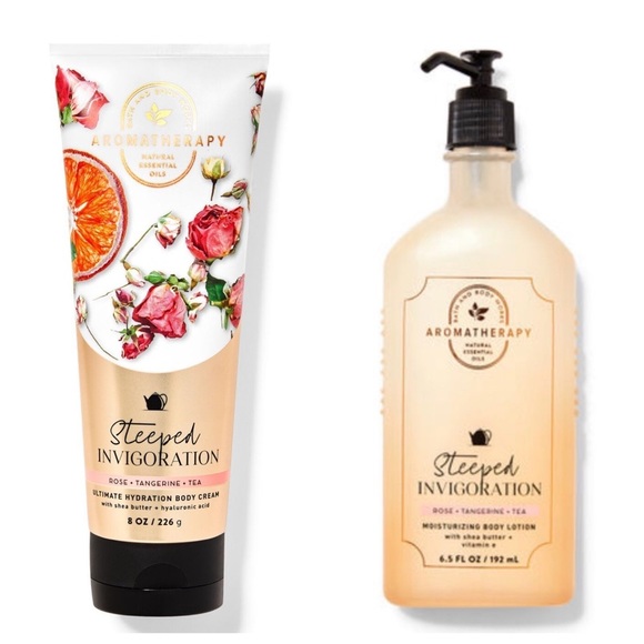 NEW Bath and Body Works Aromatherapy Invigoration Rose Tangerine + Free Gifts! - Picture 3 of 12